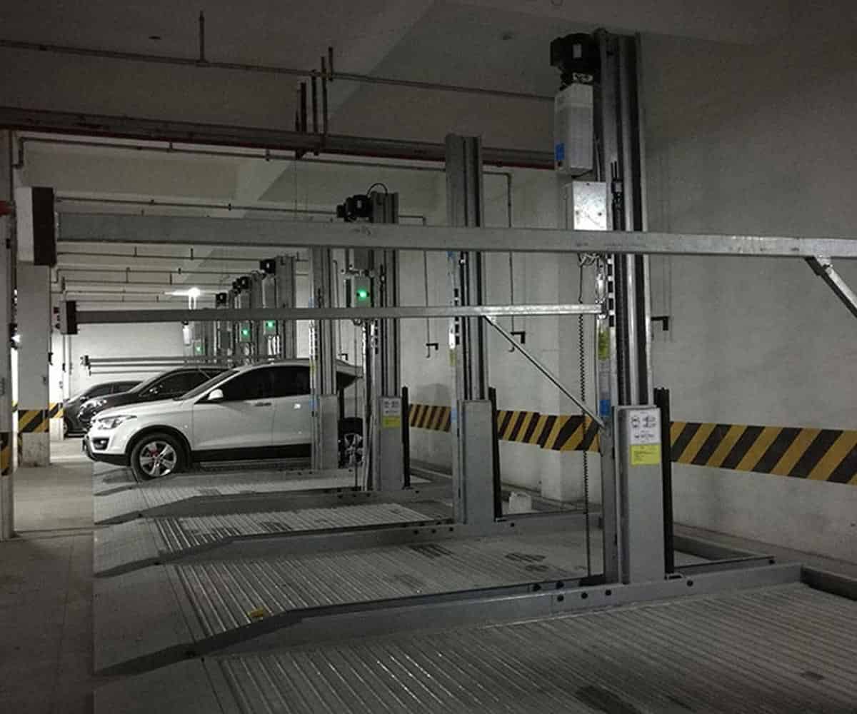 東興區兩層PSH型機械立體車庫回收