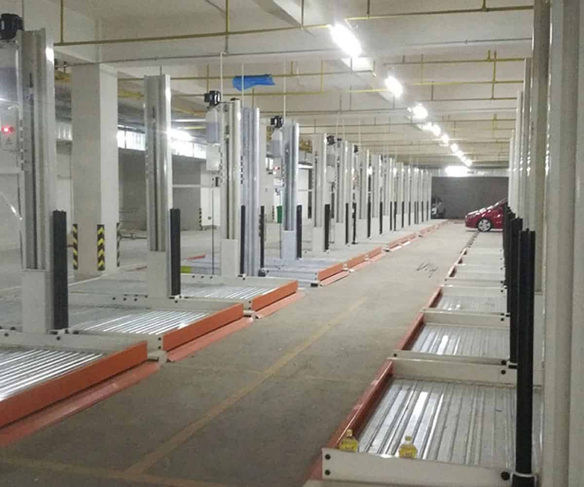 酉陽縣兩層升降立體停車位安裝