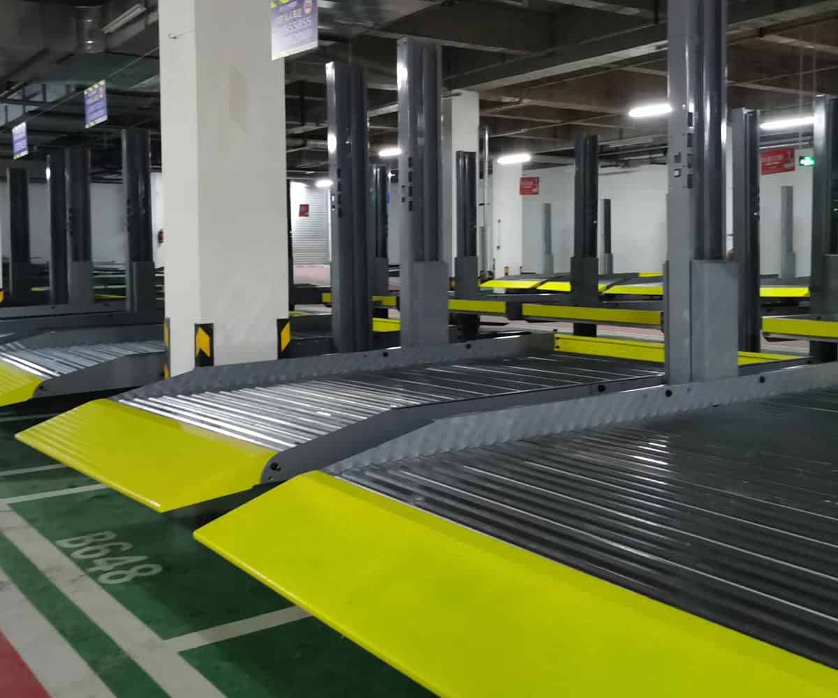 東興區二層升降式停車位拆除