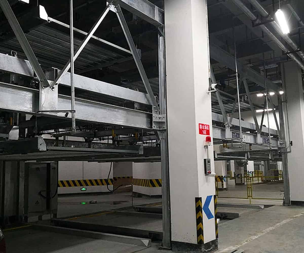滎經縣三層升降機械立體停車設備回收