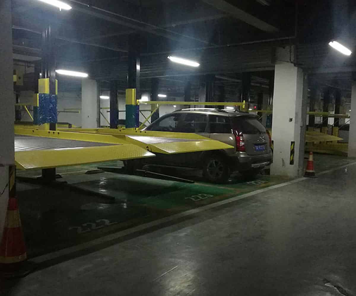 漢源縣兩層升降橫移立體停車位過驗收