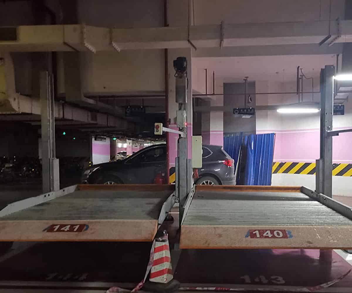 漢源縣雙層升降橫移立體車位過驗收