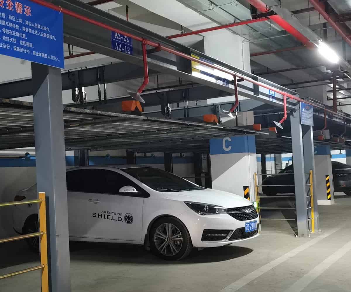 兩柱式機械式立體停車設(shè)備