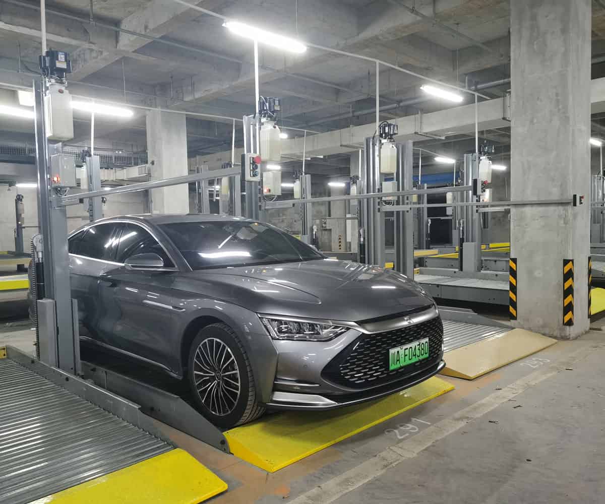瀘定縣PJS兩柱簡易升降機械式立體停車設備