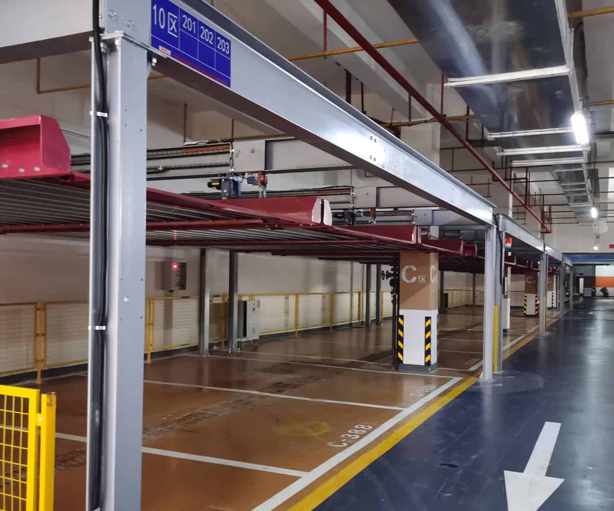 小區雙柱升降式機械停車