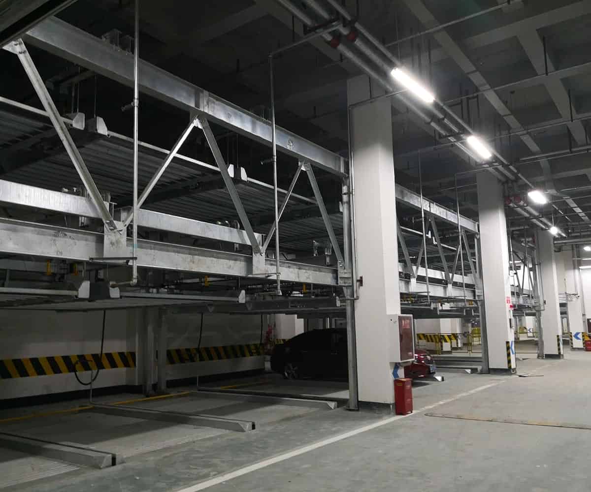 鹽亭縣二層升降橫移機(jī)械立體車庫(kù)