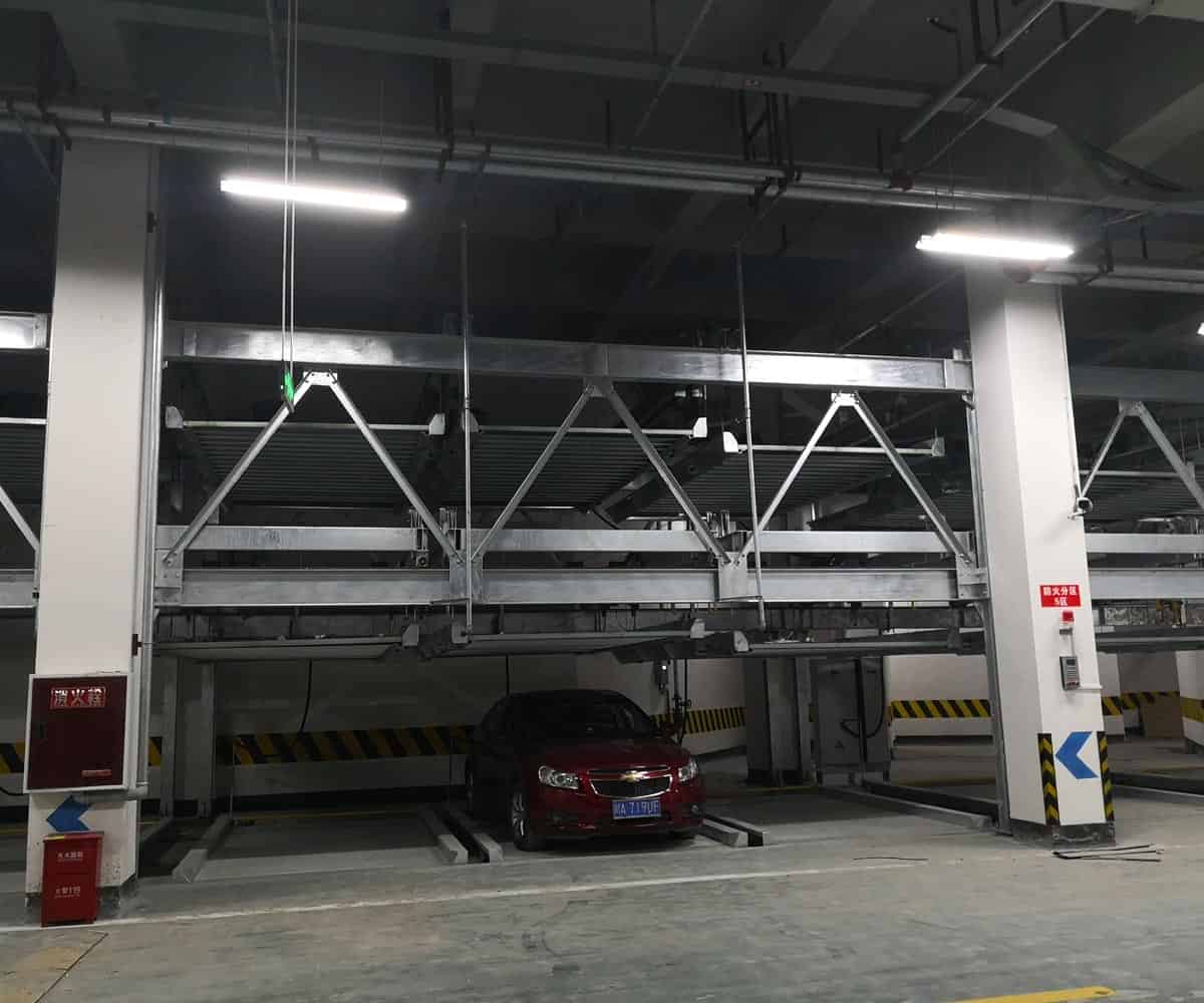 滎經縣雙層升降平移式機械式立體停車設備