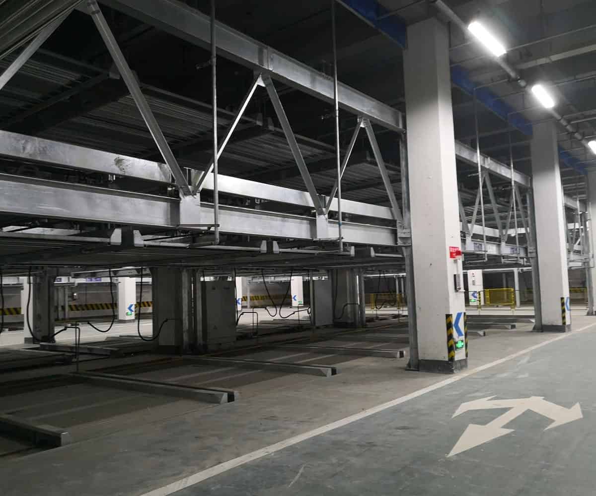 巴南區兩層升降橫移式立體停車設備